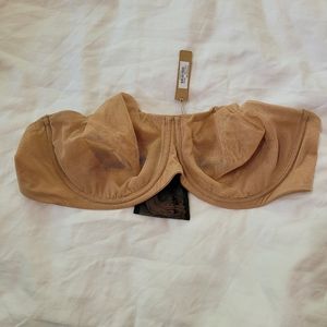 NWT SKIMS MESH STRAPLESS UNDERWIRE BRA in 44C WITH STRAPS INCLUDED
